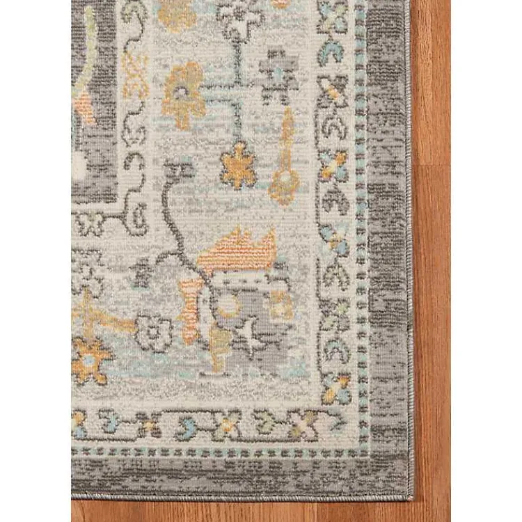 Kirklands Home Taupe Bohemian Area Rug, 7x9 Brown