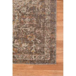 Kirklands Home Taupe Eaton Transitional Area Rug, 8x10 New