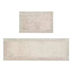 Kirklands Home Taupe Tufted Reversible Cotton Bath Mat, 72 in. Tan Discount
