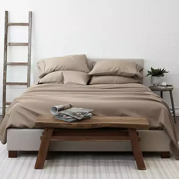 Kirklands Home Taupe Ultra Soft 6-pc. Full Sheet Set Tan Discount