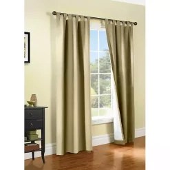 Kirklands Home Taupe Weathermate Blackout Curtain Panel, 54 in. Tan Discount
