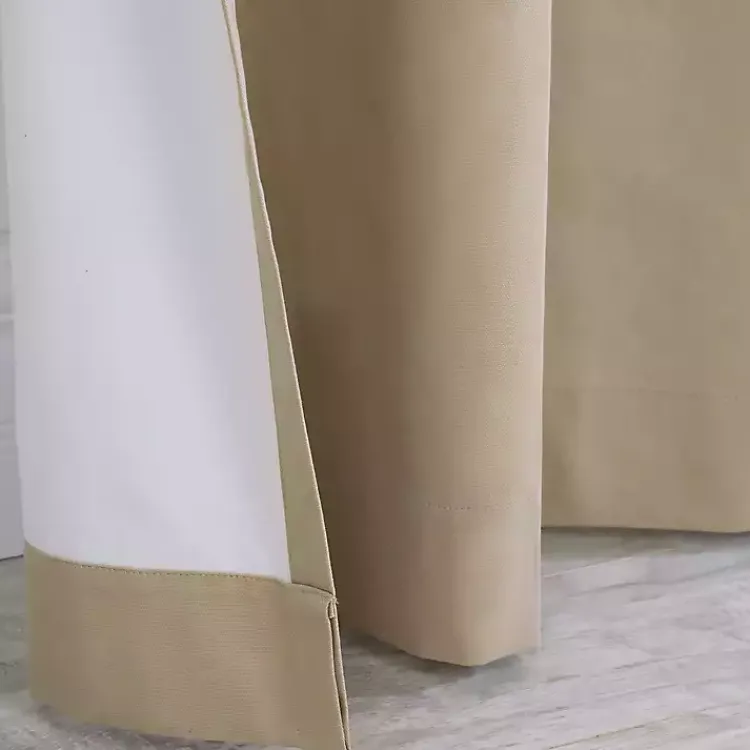 Kirklands Home Taupe Weathermate Blackout Curtain Panel, 95 in. Tan