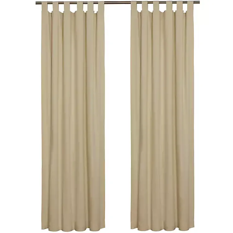 Kirklands Home Taupe Weathermate Curtain Panel, 72 in. Tan Sale