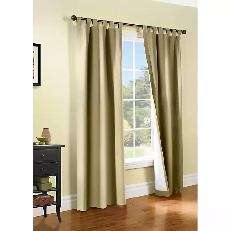 Kirklands Home Taupe Weathermate Curtain Panel, 72 in. Tan Sale