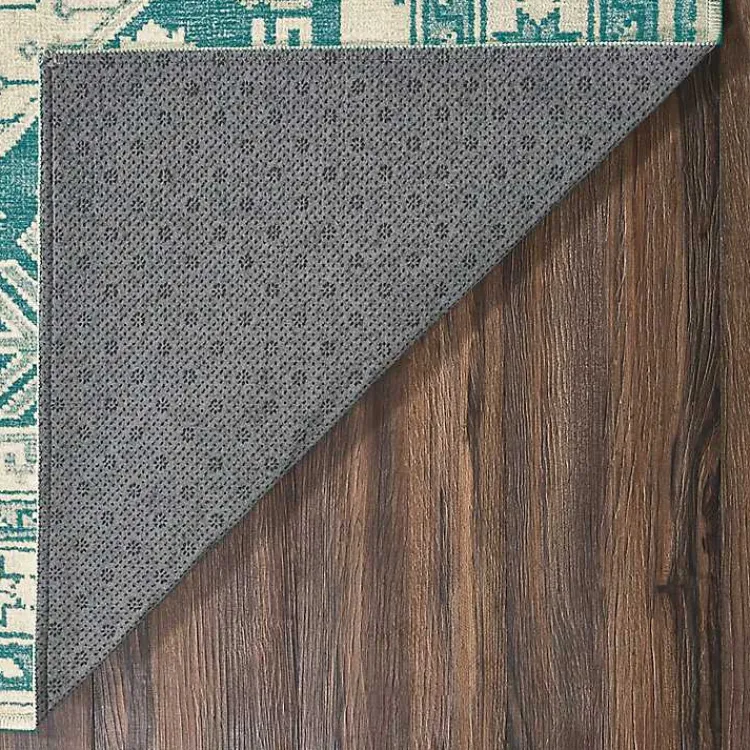 Kirklands Home Teal Seraz Washable Area Rug, 3x5 Discount