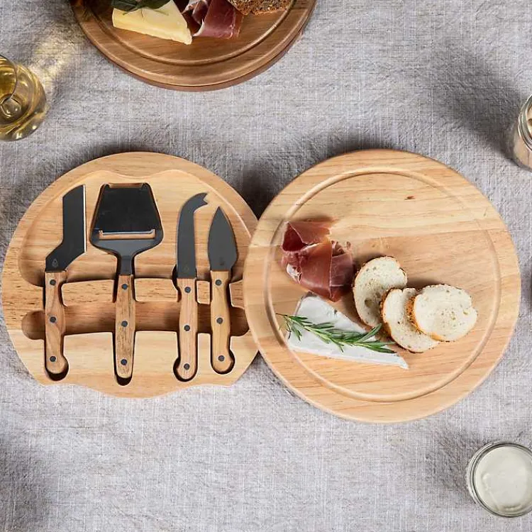 Kirklands Home Tennessee Tis Cheese Board and Tool Set Tan Clearance