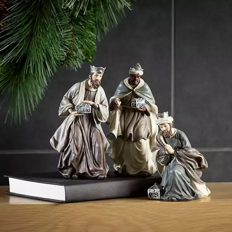 Christmas Decorations>Kirklands Home Three Wise Men 3-pc. Figurine Set
