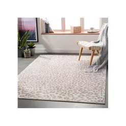 Kirklands Home Toasted Brown Cheetah Print Area Rug, 7x10 Hot