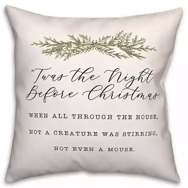 Pillows>Kirklands Home Twas the Night Before Christmas Pillow