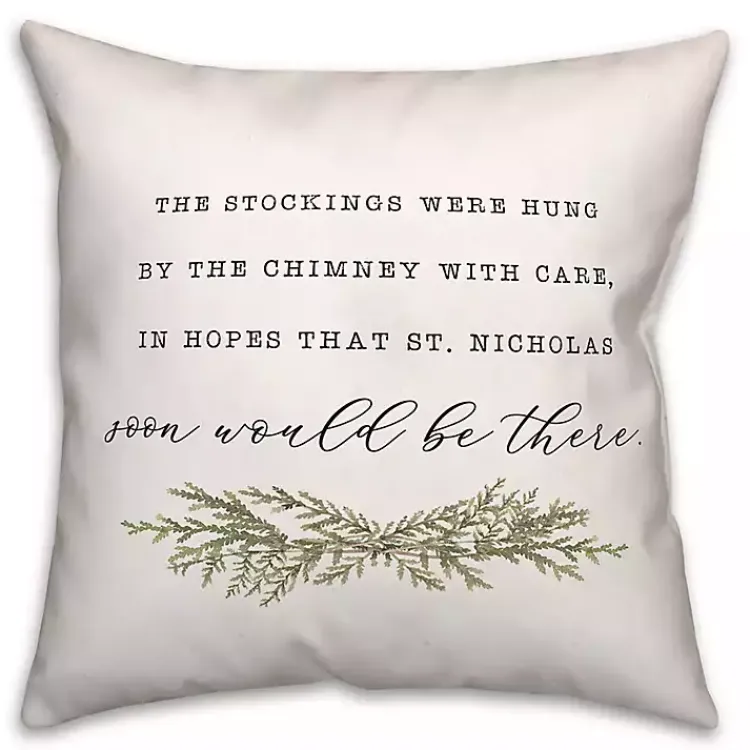 Pillows>Kirklands Home Twas the Night Before Christmas Pillow