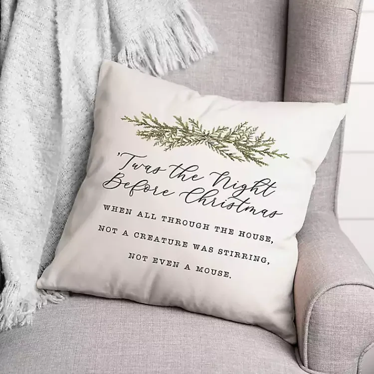 Pillows>Kirklands Home Twas the Night Before Christmas Pillow