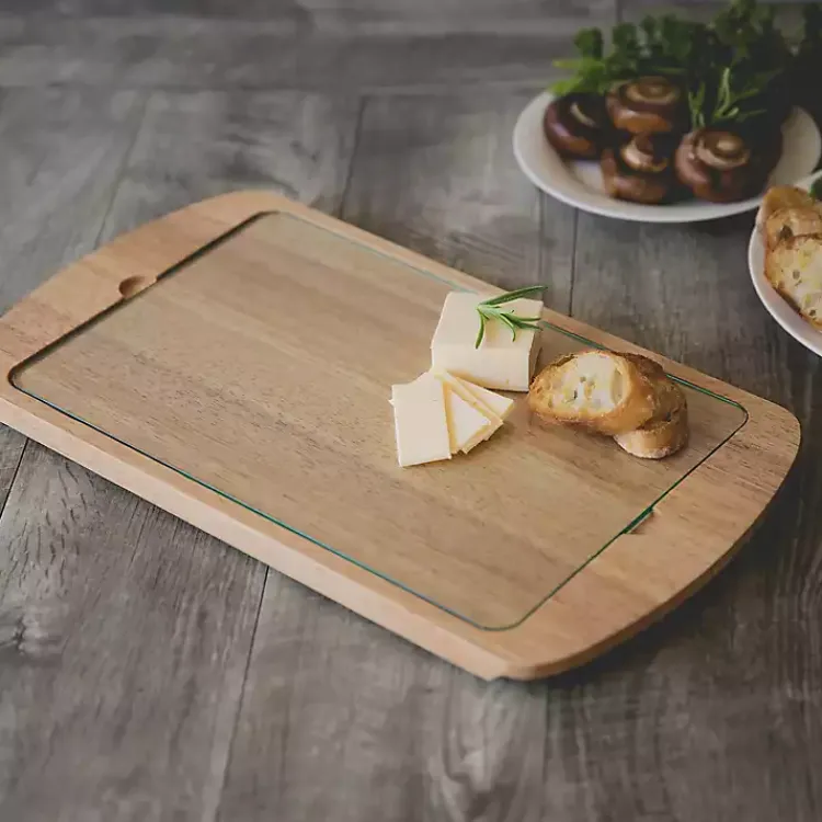 Kirklands Home USC Trojans Wood and Glass Serving Board Clearance