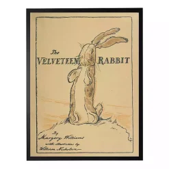 Kirklands Home Vintage The Velveteen Rabbit Book Cover Wall Art Outlet