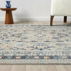 Kirklands Home Vista Blue Beige Accent Rug, 2x3 Sale