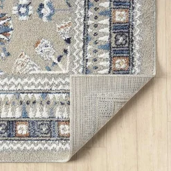 Kirklands Home Vista Blue Beige Accent Rug, 2x3 Sale