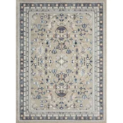 Kirklands Home Vista Blue Beige Area Rug, 5x7