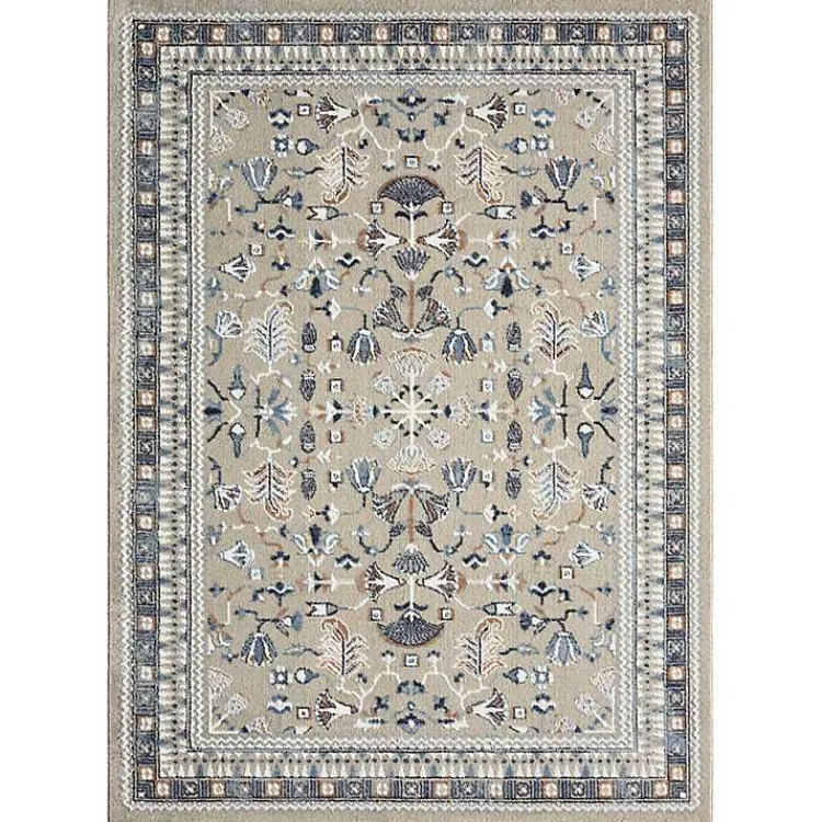 Kirklands Home Vista Blue Beige Area Rug, 7x9 Discount