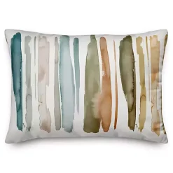 Pillows>Kirklands Home Watercolor Stripes Transitional Accent Pillow Multi
