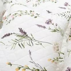 Kirklands Home Watercolor Wildflower 3-pc. Full/Queen Quilt Set