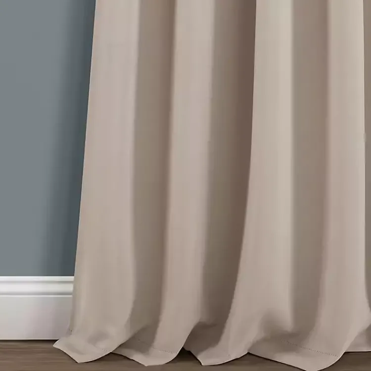 Kirklands Home Wheat Knotted Curtain Panel Set, 95 in. Tan Best