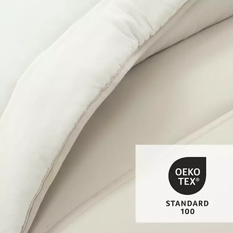 Kirklands Home White & Tan Reversible 3-pc. King Comforter Set Hot