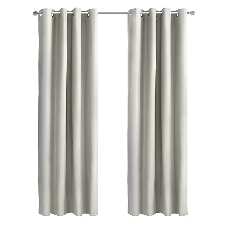 Kirklands Home Alpine Blackout Curtain Panel, 63 in. White Best