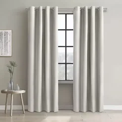 Kirklands Home Alpine Blackout Curtain Panel, 95 in. White Discount