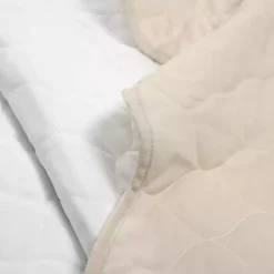 Kirklands Home White and Tan Scallop 3-pc. Full/Queen Quilt Set Sale