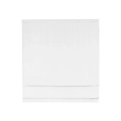 Kirklands Home Basketweave Cordless Roman Shade, 35 in. White Best