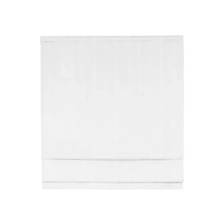 Kirklands Home Basketweave Cordless Roman Shade, 35 in. White Best