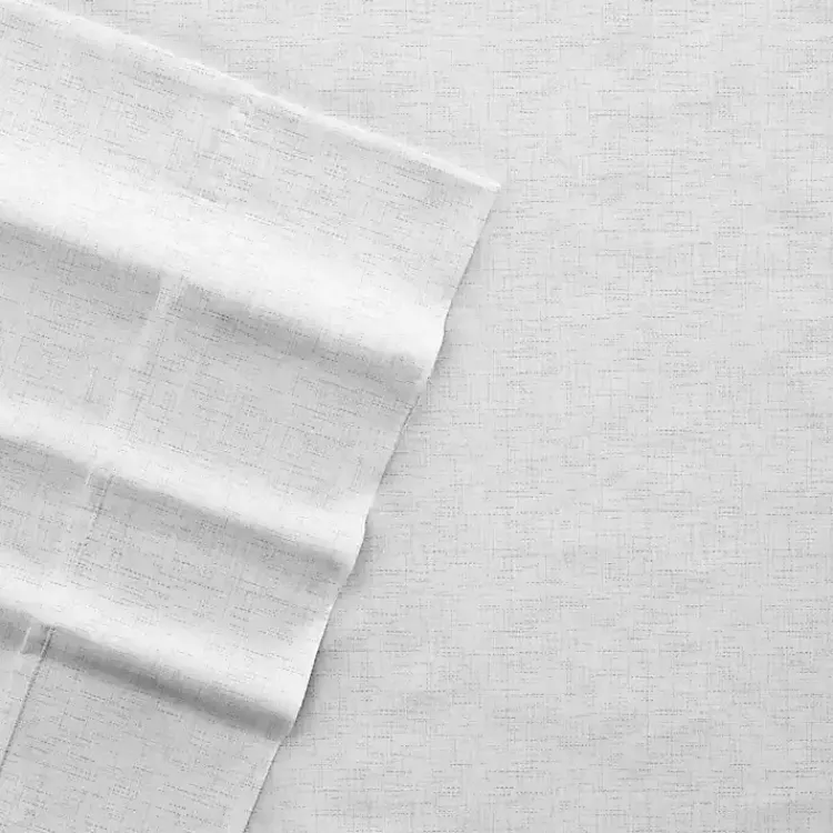 Kirklands Home Chambray 4-pc. California King Sheet Set White New