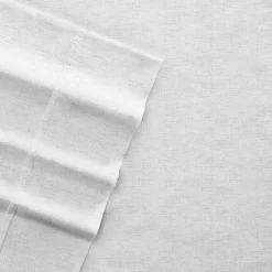 Kirklands Home Chambray 4-pc. Queen Bed Sheet Set White Hot