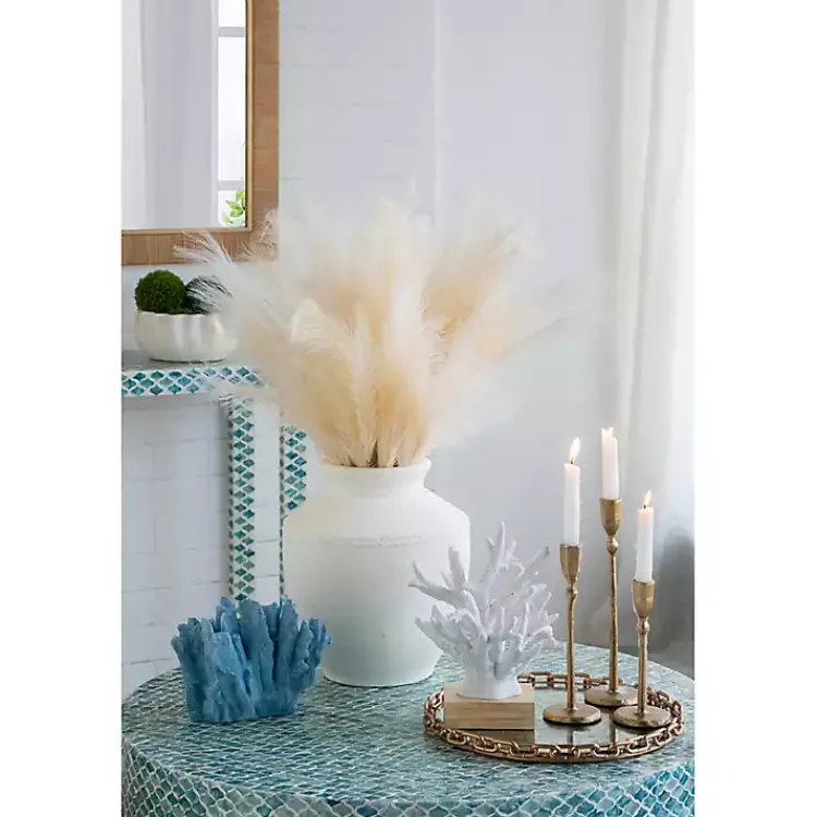 Statues & Figurines>Kirklands Home Coral Statue on Base, 12 in. White