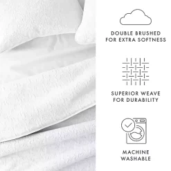 Kirklands Home Floral Stitch 3-pc. King Quilt Set White Best