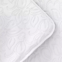 Kirklands Home Floral Stitch 2-pc. Twin Quilt Set White Outlet