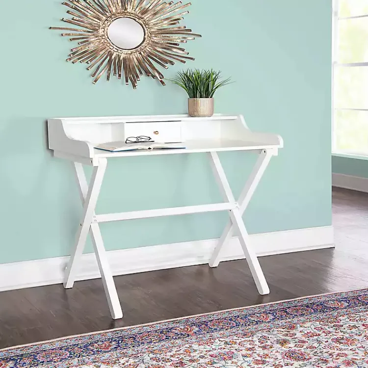 Kirklands Home Folding Caty Desk White Discount