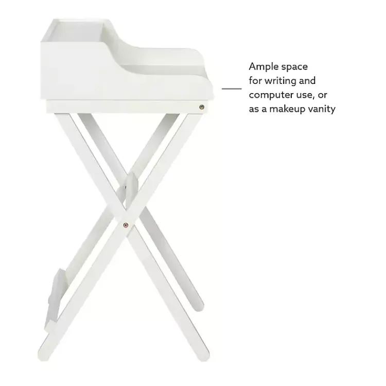Kirklands Home Folding Caty Desk White Discount