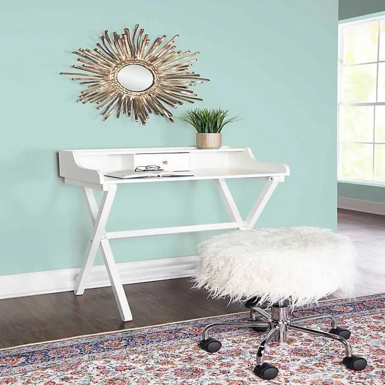 Kirklands Home Folding Caty Desk White Discount