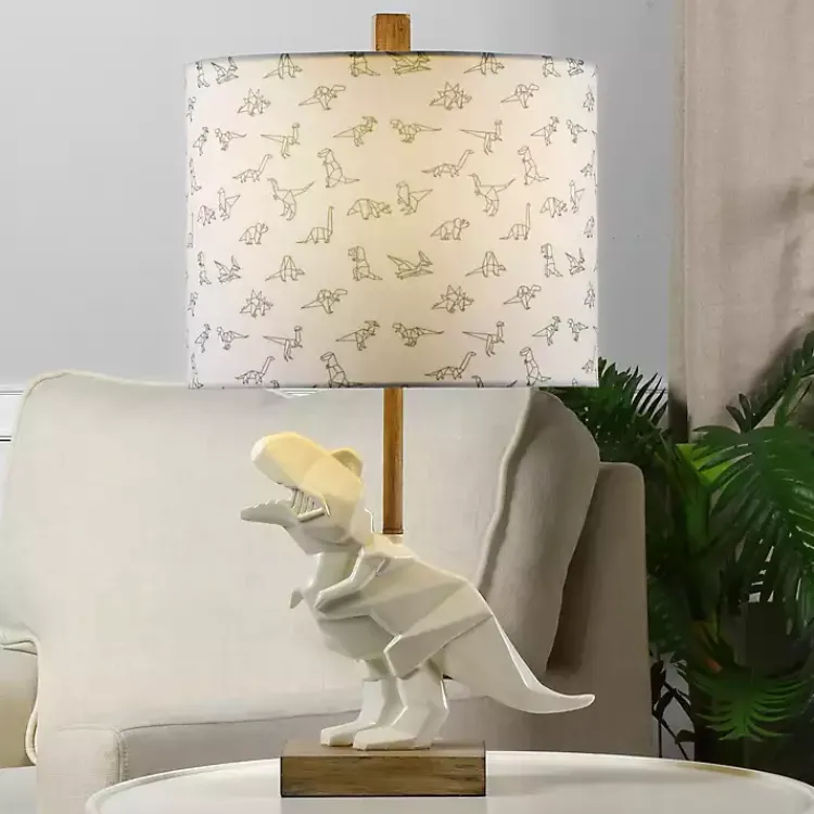 Kirklands Home Geo Dinosaur Table Lamp White Online