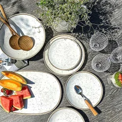 Kirklands Home Haven Melamine Serving Bowl White Sale