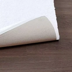 Kirklands Home High Pile Marshmallow Bath Mat, 72 in. White New