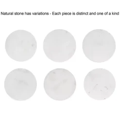 Kirklands Home Marble Walnut Accent Table White Sale