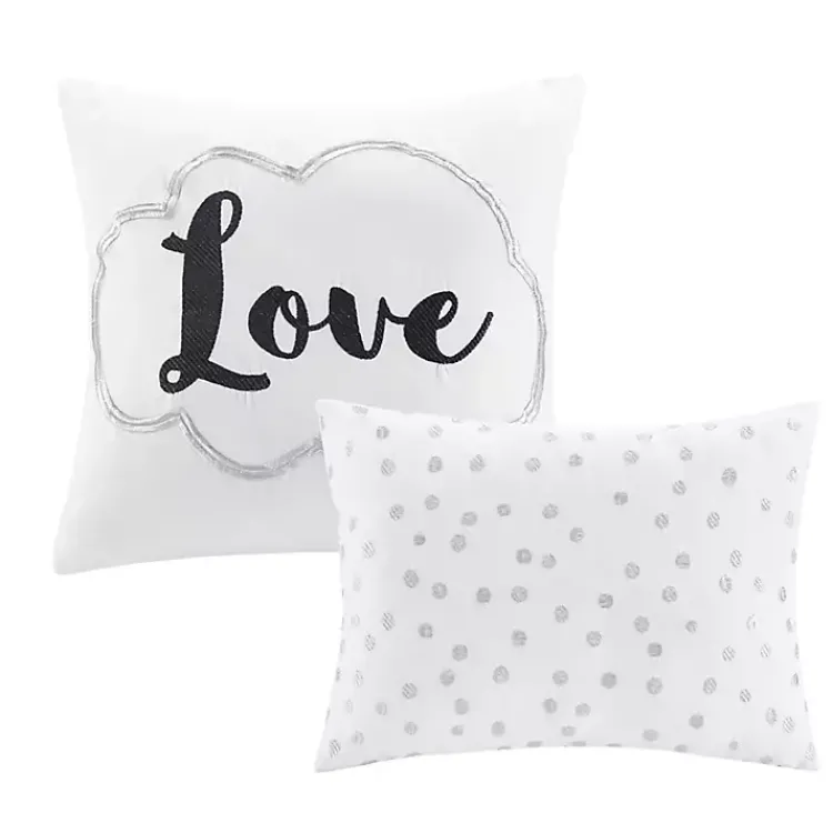 Kirklands Home White Metallic 4-pc. Twin/Twin XL Comforter Set Clearance