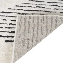 Kirklands Home White Moroccan Accent Rug, 2x3