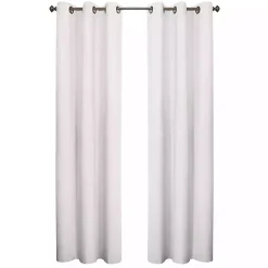 Kirklands Home Room Darkening Curtain Panel Set, 72 in. White Outlet