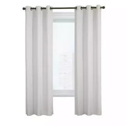 Kirklands Home Room Darkening Curtain Panel Set, 84 in. White Outlet