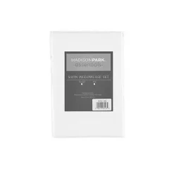Kirklands Home Satin King 2-pc. Pillow Case Set White New