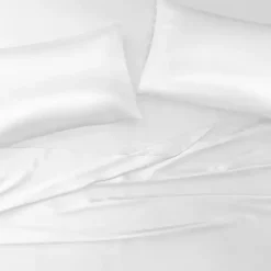 Kirklands Home Satin Standard 2-pc. Pillow Case Set White Sale