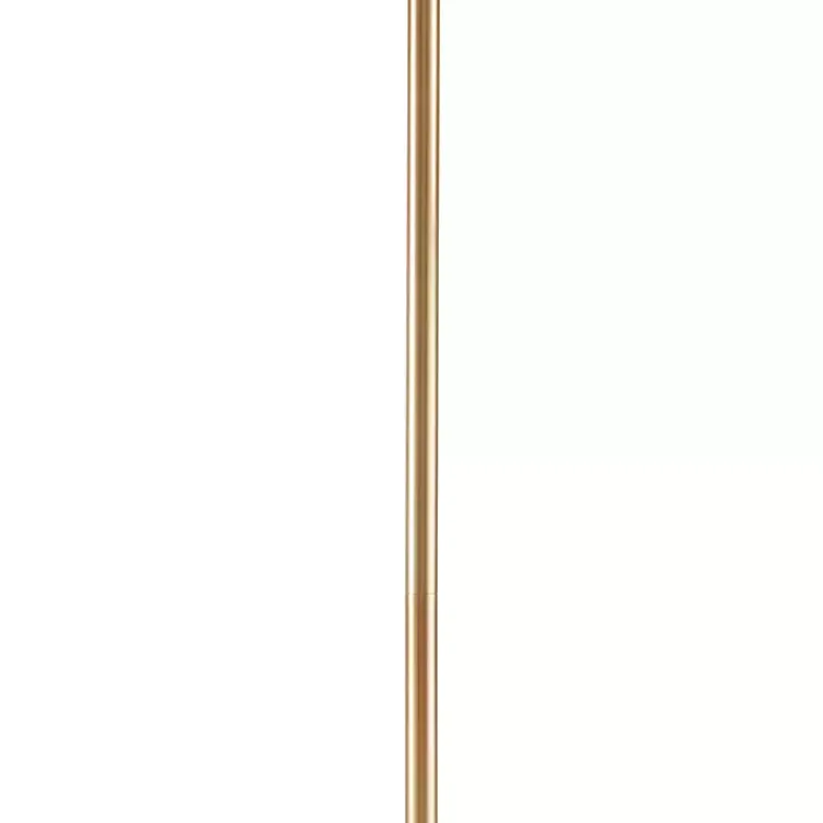 Kirklands Home Shell and Gold Metal Layered Chandelier White Clearance