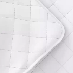 Kirklands Home Stitched Diamond 2-pc. Twin Quilt Set White